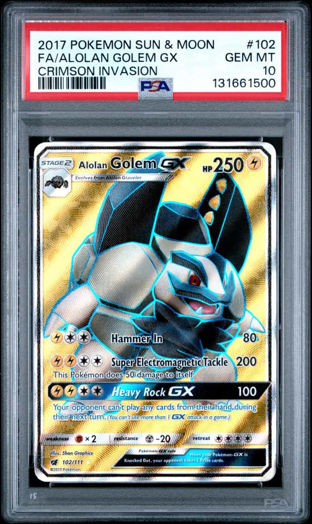 Alolan Golem GX