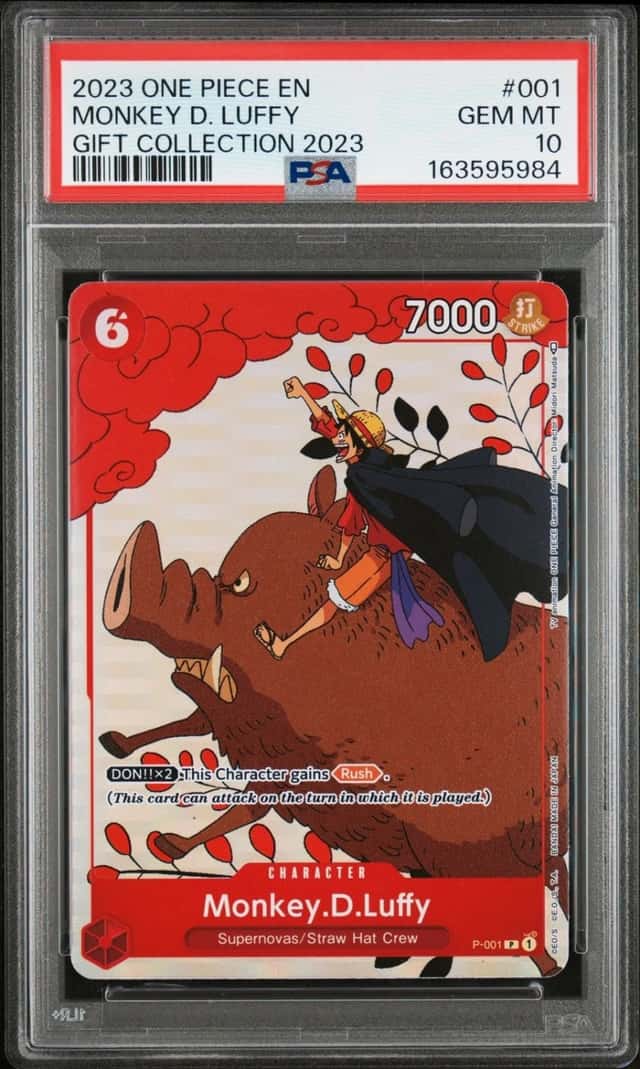 One Piece Monkey D. Luffy Gift Coll. 2023 001 PSA 10 Gem Mint