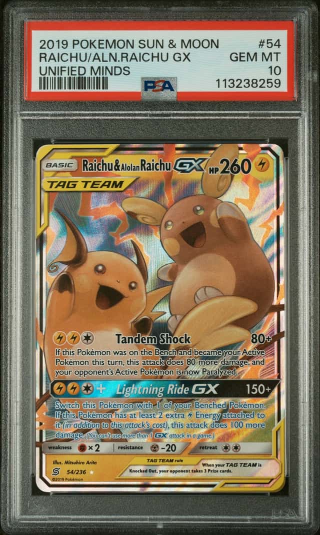 Raichu & Alolan Raichu GX