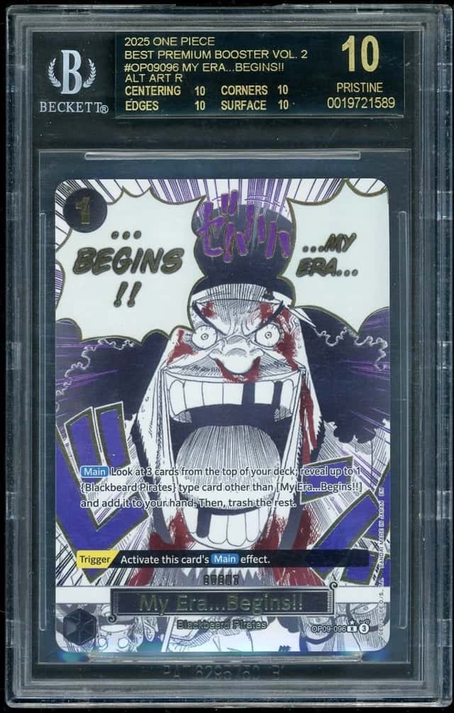 One Piece My Era...Begins!! AA R THE BEST Prem Boost Vol. 2 BGS 10 Black Label