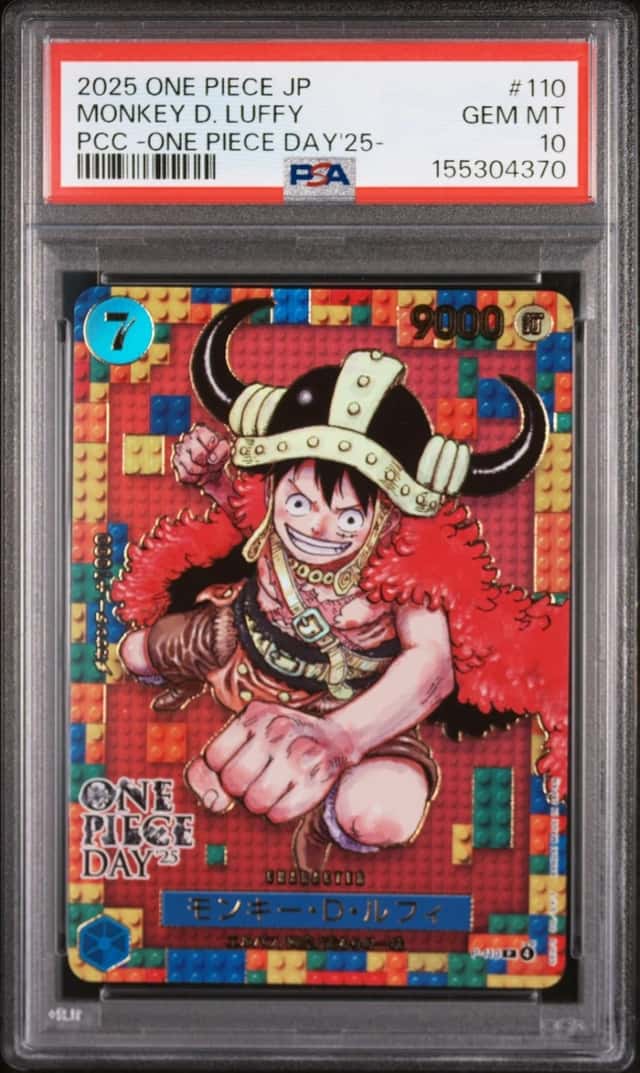 2025 ONE PIECE JPN PREMIUM COLLECTION ONE PIECE DAY'25 MONKEY D. LUFFY PSA 10