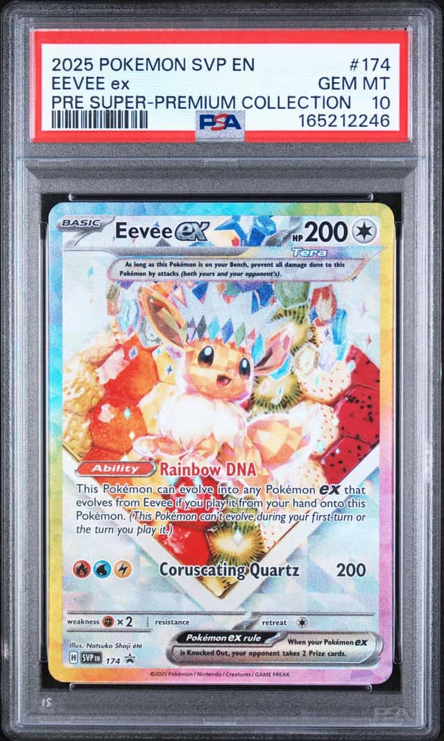 PSA 10 GEM MINT Eevee 174/SVP Black Star PROMO Prismatic Evolutions SPC Pokemon