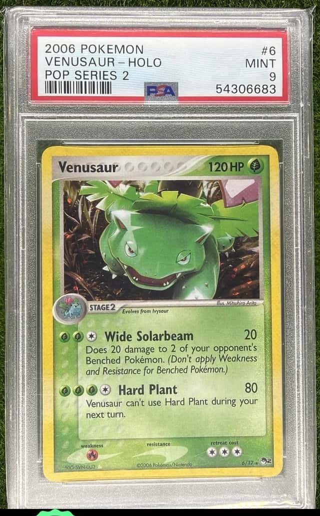 Venusaur PSA 9 2005 Pokemon POP Series 2Holo #6/17 6683