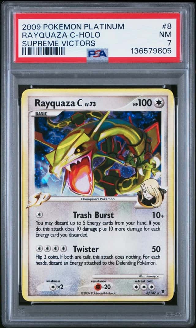 Pokemon Rayquaza C Holo Supreme Victors 8/147 PSA 7
