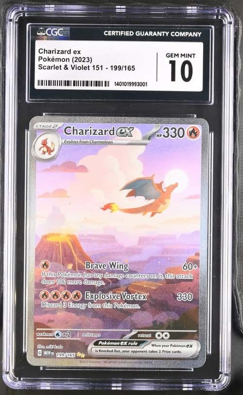 Pokemon Charizard EX 151 199 Special Illustration Rare CGC 10 Gem Mint
