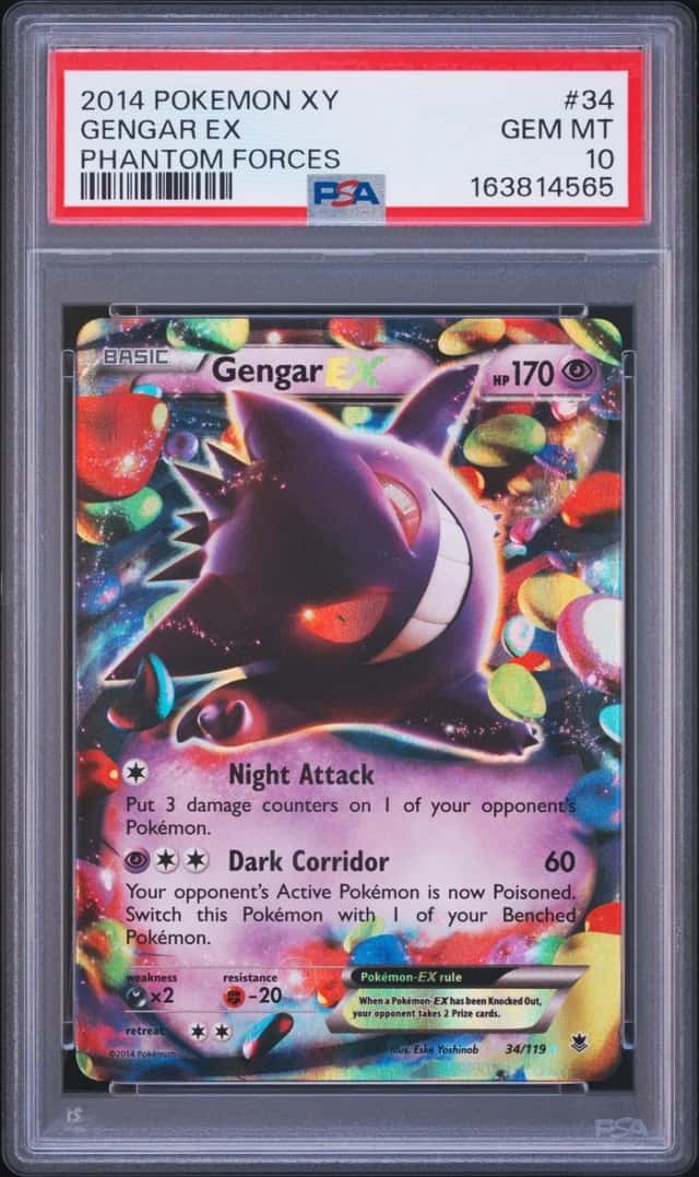 Pokemon Gengar EX Phantom Forces 34/119 PSA 10 Gem Mint