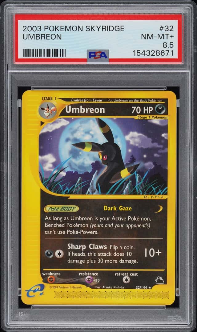 2003 Pokemon Skyridge Umbreon #32