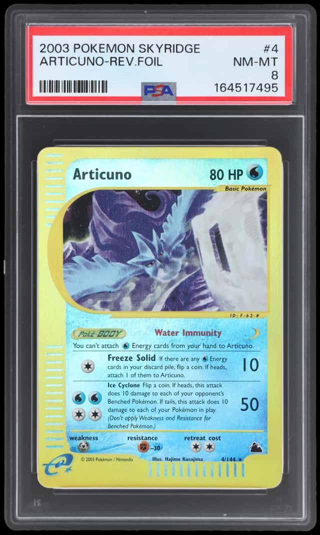 2003 Pokemon Skyridge Reverse Foil Articuno #4
