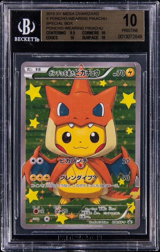 Poncho-wearing Pikachu