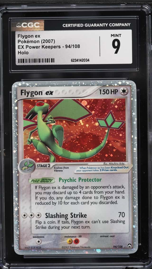 2007 Pokemon EX Power Keepers Holo Flygon EX #94 CGC 9 MINT