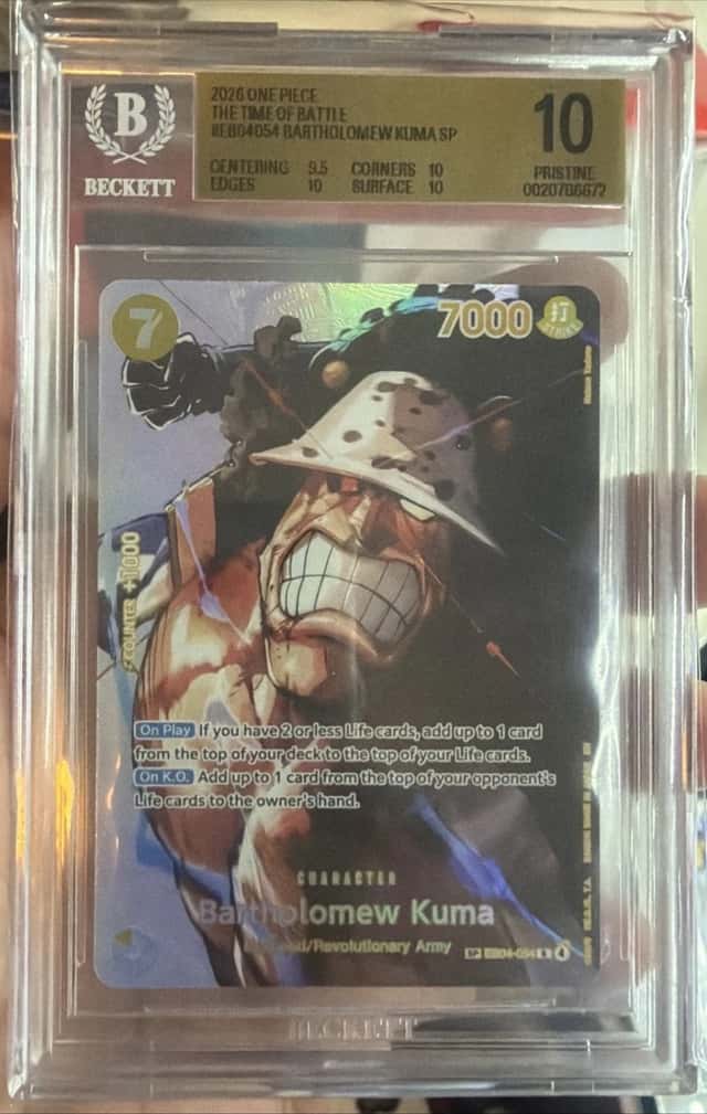 Bartholomew Kuma (SP) EB04-054 The Time of Battle Foil Bgs 10