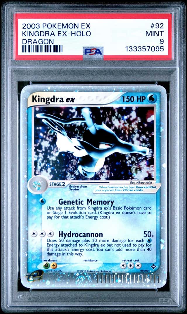 Kingdra ex 92/97 EX Dragon Holo Ultra Rare English 2003 PSA Graded