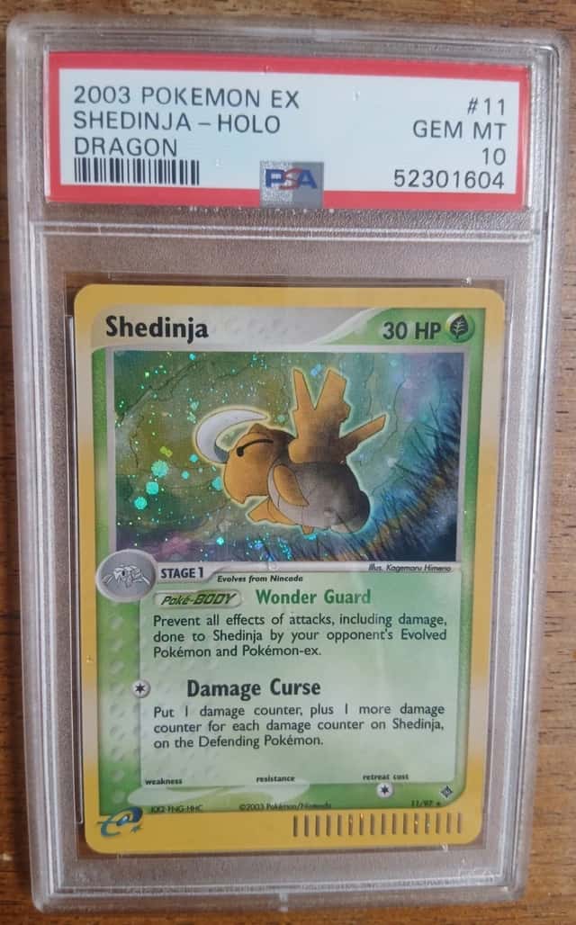 2003 Pokémon EX Dragon Shedinja Holo #11 English PSA 10 GEM MINT Vintage 