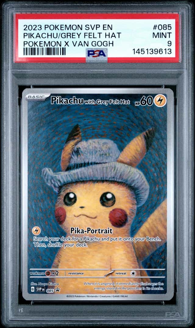 Pikachu/Grey Felt Hat