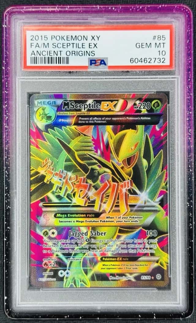 PSA 10 Mega Sceptile Ex 85/98 XY Ancient Origins FA/M 2015 Mid Era Pokemon