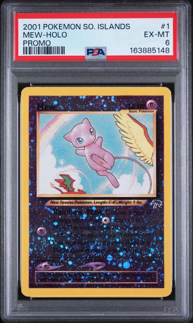 2001 Pokemon Southern Islands Mew Promo #1/18 PSA 6
