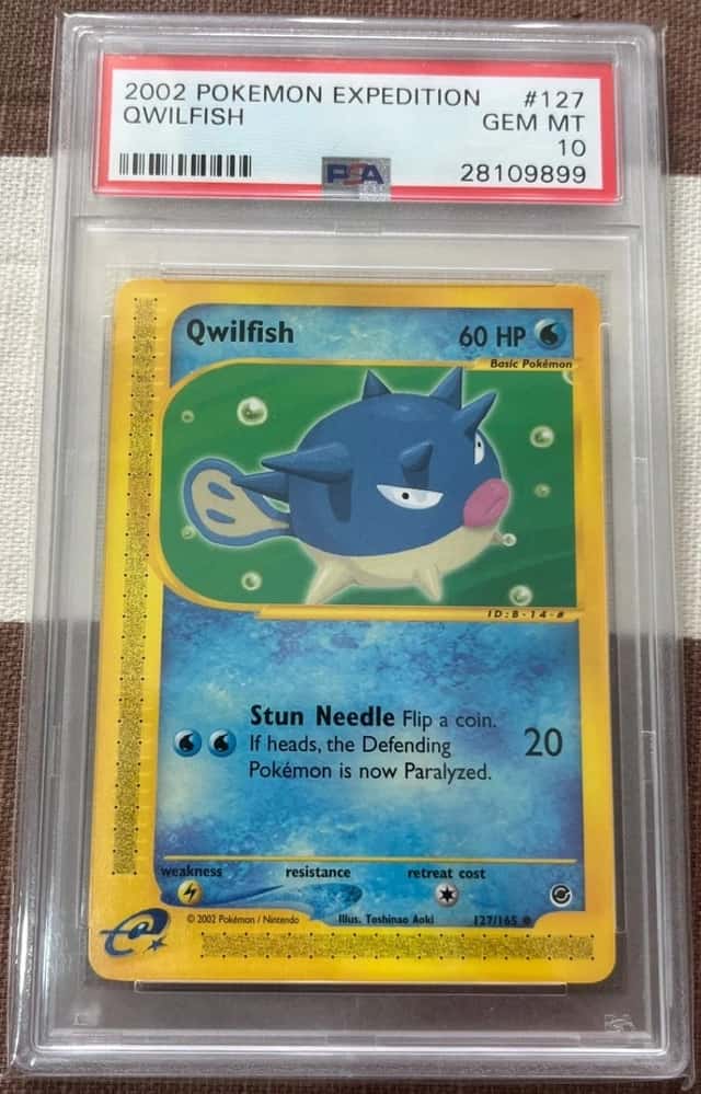 2002 Pokémon Expedition Qwilfish PSA 10 GEM MT