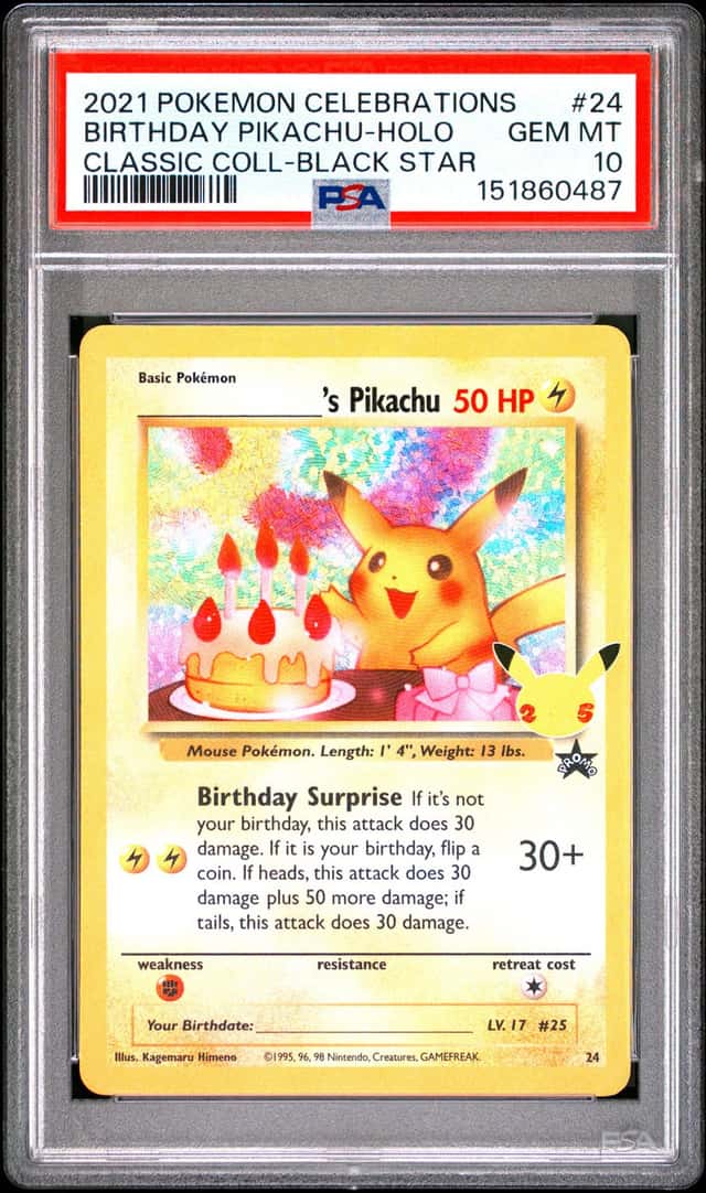 _____'s Pikachu STAMP [25th Anniversary] TEXTURED CONFETTI HOLO