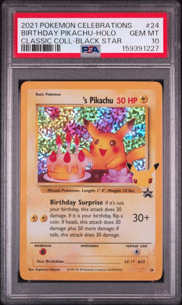 _____'s Pikachu STAMP [25th Anniversary] TEXTURED CONFETTI HOLO
