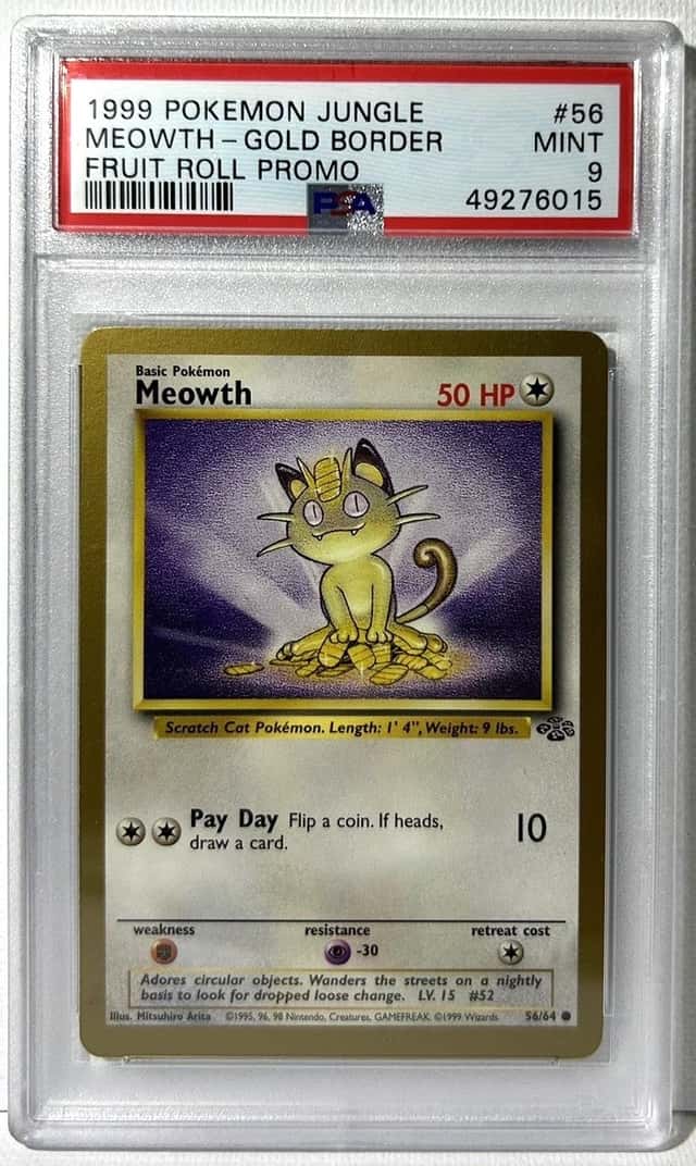 Meowth-Gold Border