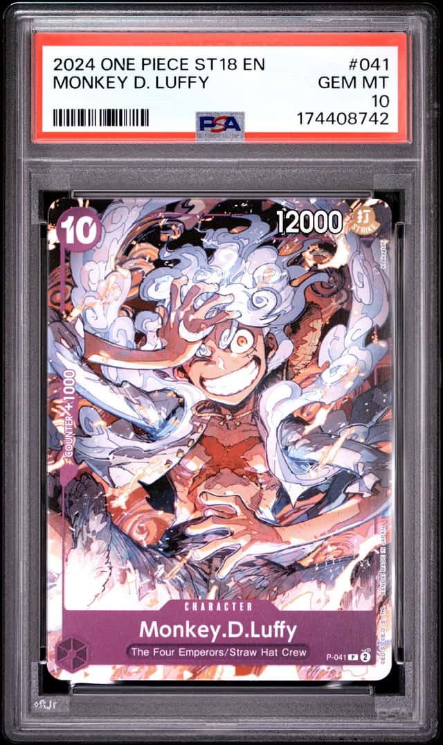 2024 ONE PIECE STARTER DECK ST18-PURPLE MONKEY D. LUFFY MONKEY D. LUFFY PSA 10