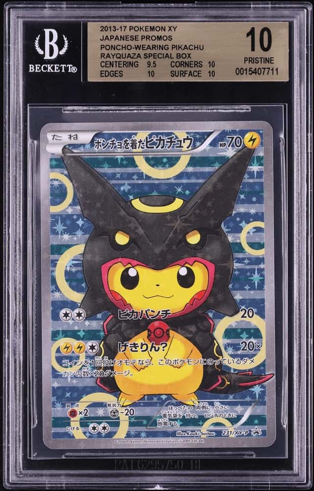 Poncho-wearing Pikachu