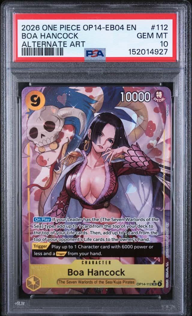 Boa Hancock 112 Alternate Art One Piece PSA 10