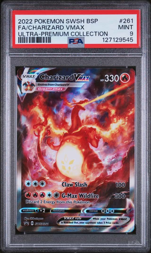 The Pokémon Company Charizard VMAX SWSH261 Holo Promo PSA 9 330 HP EN