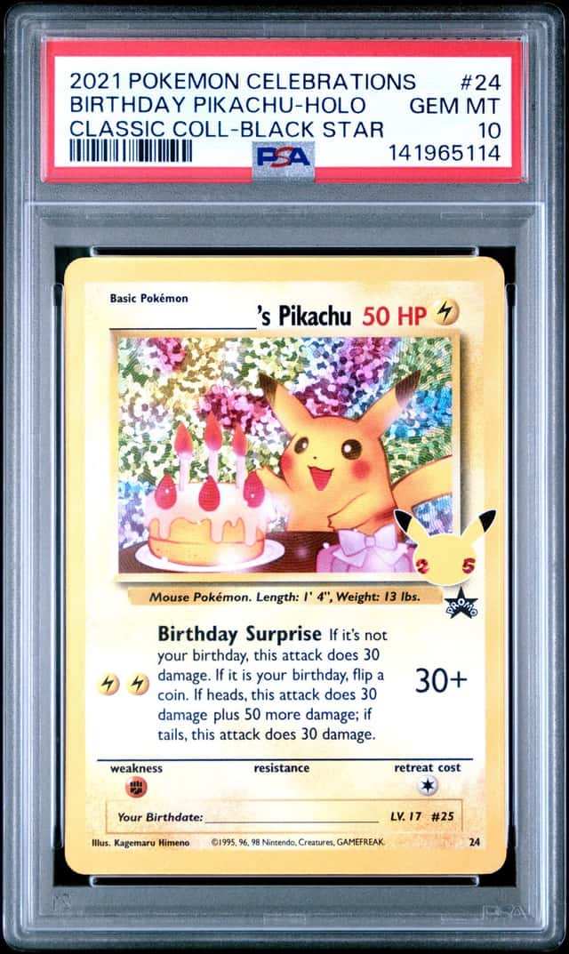 _____'s Pikachu STAMP [25th Anniversary] TEXTURED CONFETTI HOLO