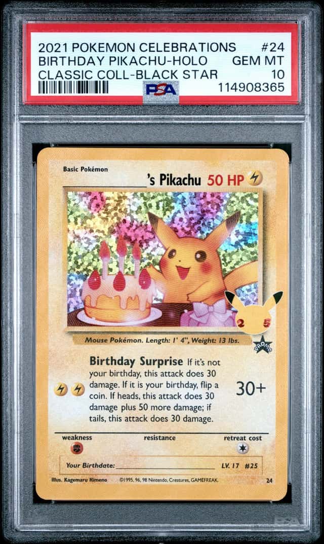 _____'s Pikachu STAMP [25th Anniversary] TEXTURED CONFETTI HOLO