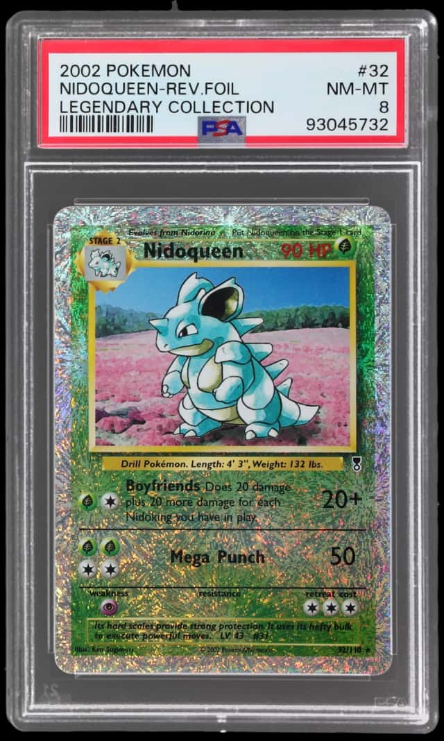 2002 Pokemon Legendary Collection Reverse Foil Nidoqueen #32