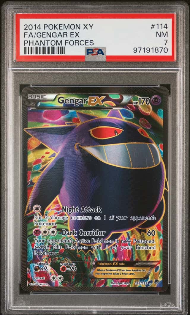 2014 Pokemon XY Phantom Forces Gengar Ex #114