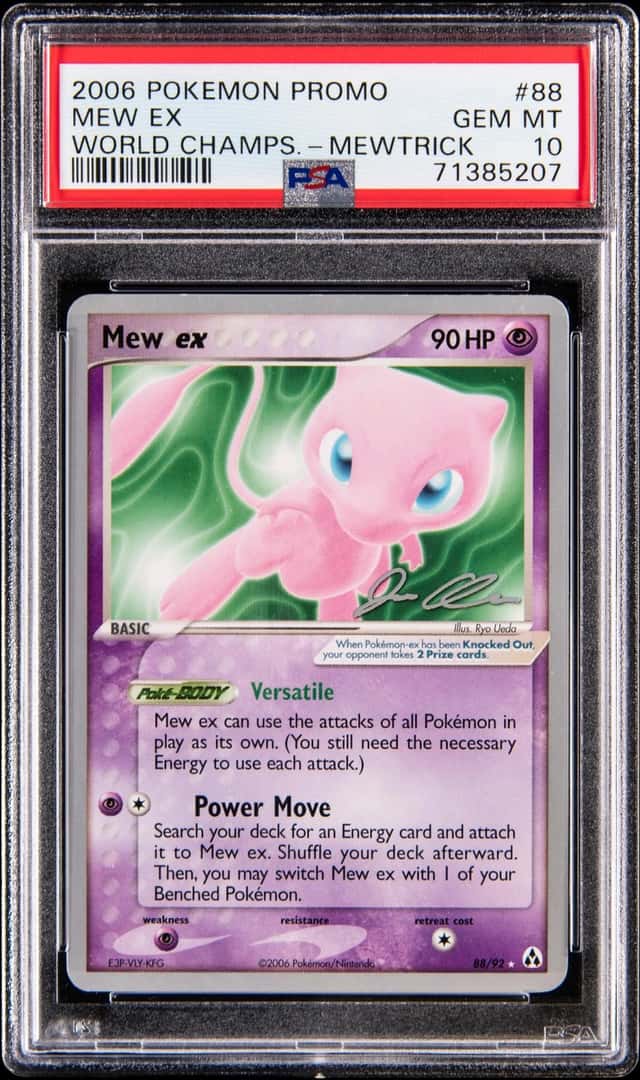 2006 Pokemon World Championships Mewtrick Promo #88 Mew ex - PSA GEM MT 10