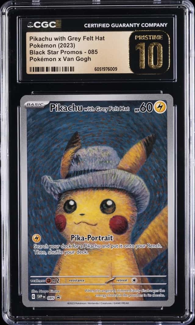 Pikachu/Grey Felt Hat