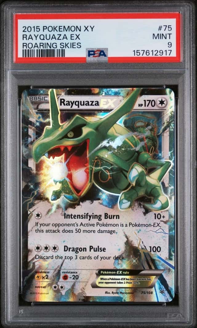 Pokemon Rayquaza EX Roaring Skies 75/108 PSA 9 Mint