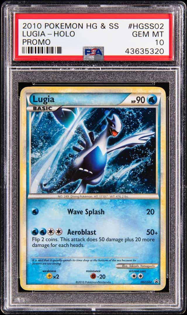 2010 Pokemon HeartGold & SoulSilver Promo Holo #HGSS02 Lugia - PSA GEM MT 10 - Pop 18