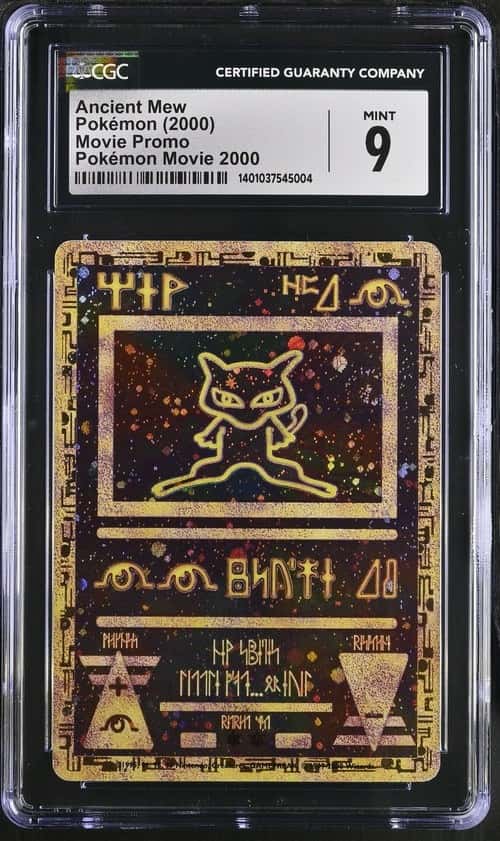 The Pokémon Company 2000 Ancient Mew Movie Promo 1 Holo English CGC 9
