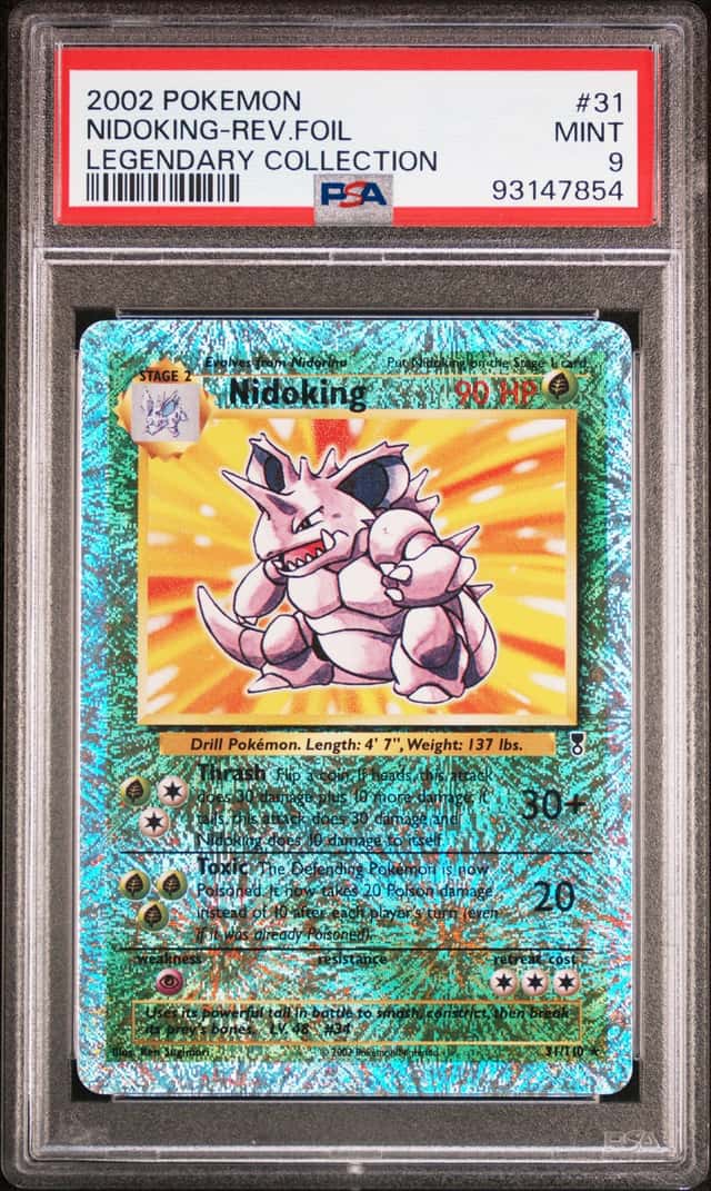 2002 Pokemon Legendary Collection Reverse Holo Nidoking #31