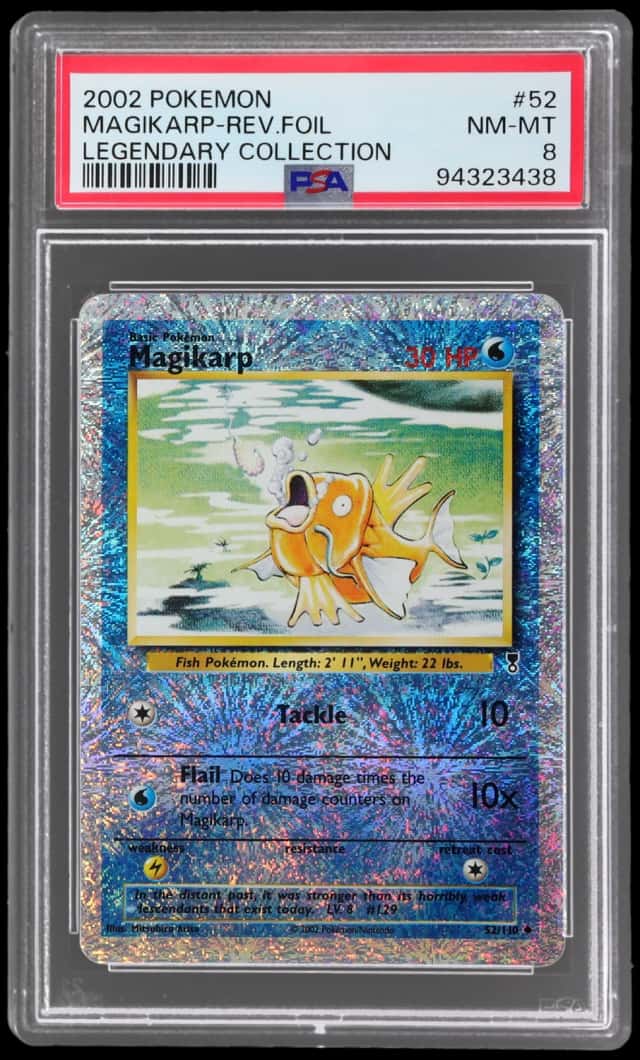 2002 Pokemon Legendary Collection Reverse Foil Magikarp #52