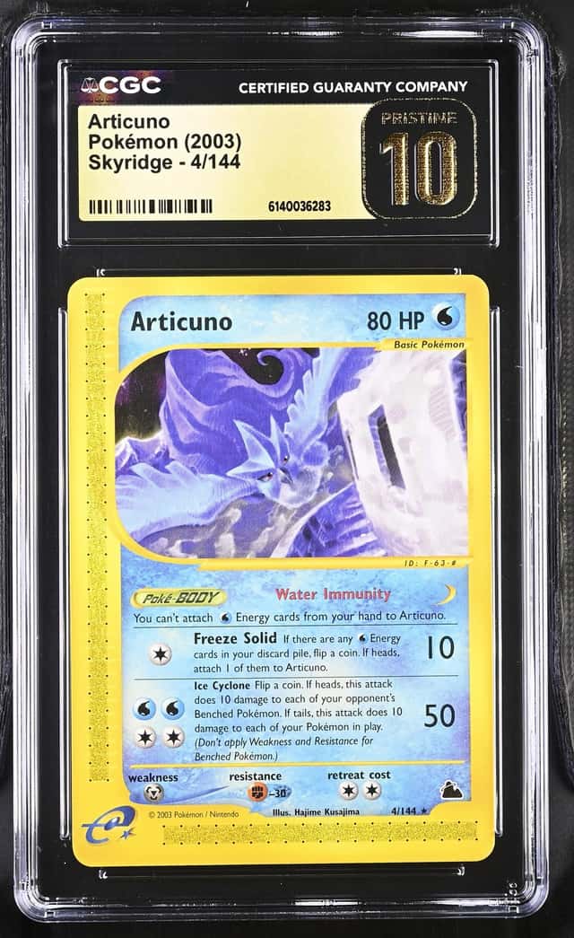 2003 Pokemon Skyridge #4 Articuno - CGC PRISTINE 10
