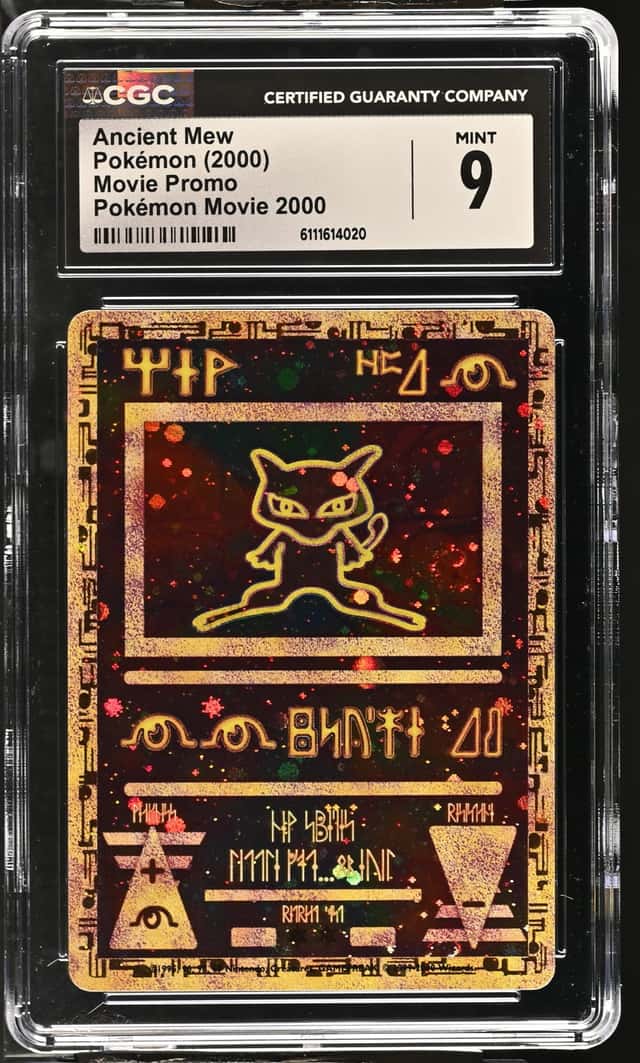Pokemon 2000 Ancient Mew Holo Movie Promo CGC 9