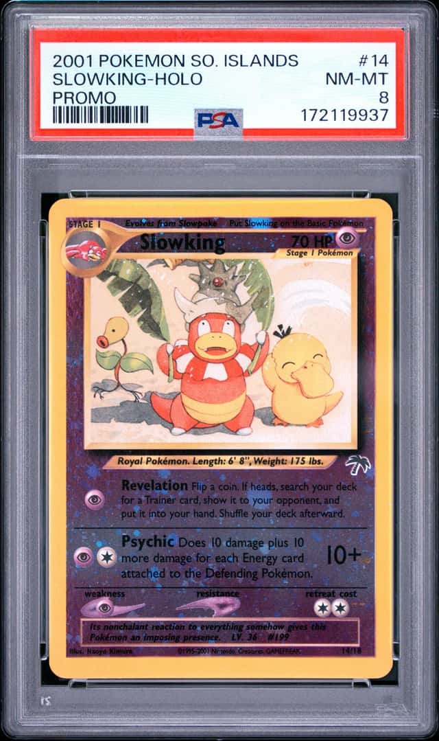 2001 Pokemon TCG Southern Islands Slowking 14/18 Promo Holo PSA 8 English