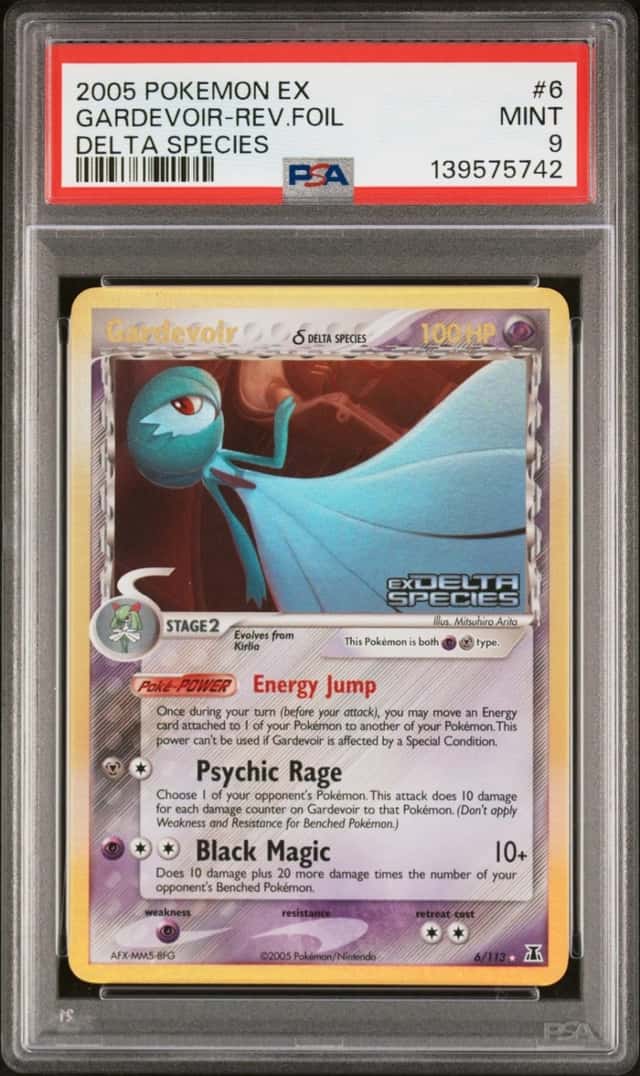 Pokemon Gardevoir Reverse Holo EX Delta Species 6/113 PSA 9 Mint