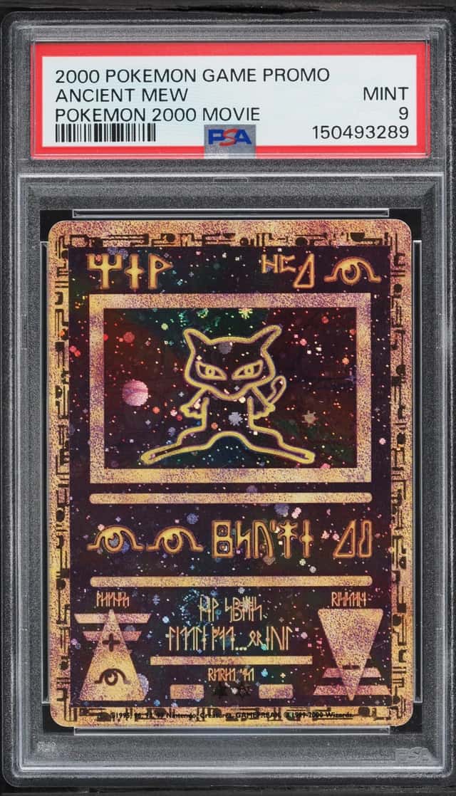 2000 Pokemon Promo '00 Movie Promo Ancient Mew PSA 9 MINT
