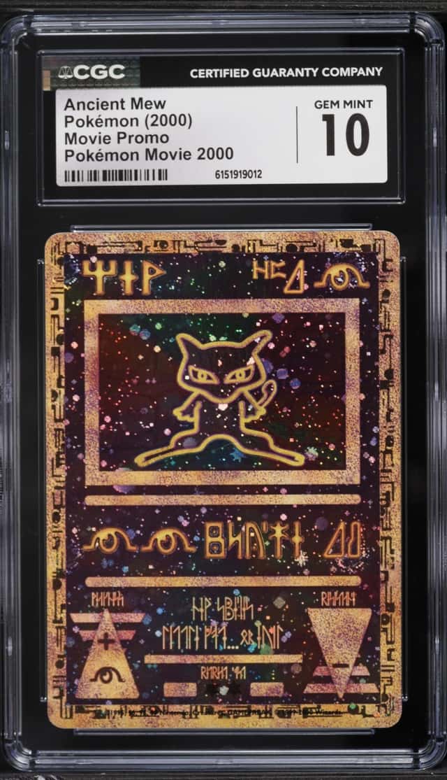2000 Pokemon Movie Promo Ancient Mew CGC 10 GEM MINT