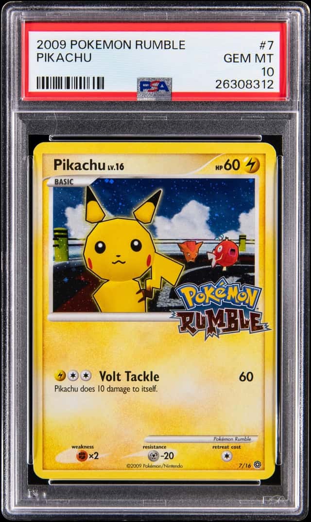 2009 Pokemon Rumble Holo #7 Pikachu - PSA GEM MT 10