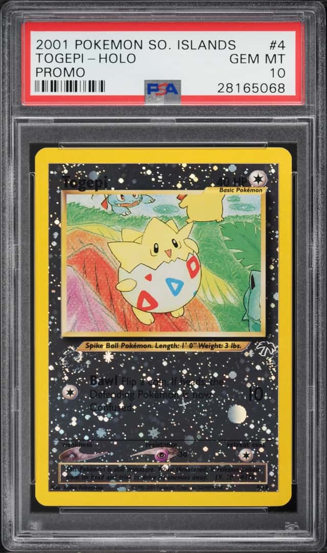 2001 Pokemon Southern Islands Promo Reverse Holo Togepi #4 PSA 10 GEM MINT