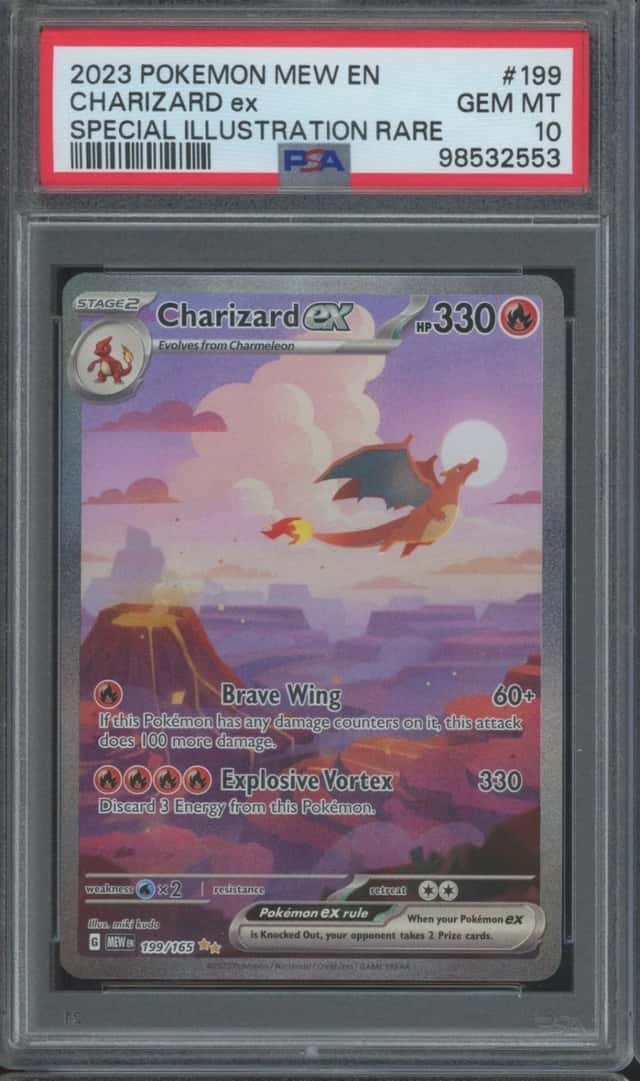 2023 Pokémon Special Illustration Rare #199 Charizard EX Gem Mint PSA 10
