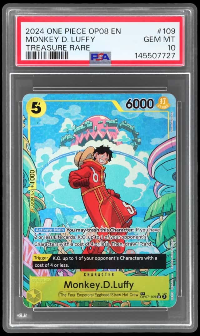 2024 One Piece Two Legends Treasure Rare Monkey D. Luffy #OP07-109
