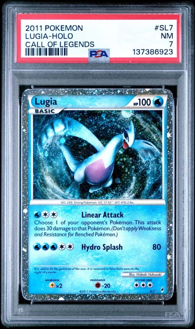 Pokemon Lugia Holo Call Of Legends SL7/95 PSA 7